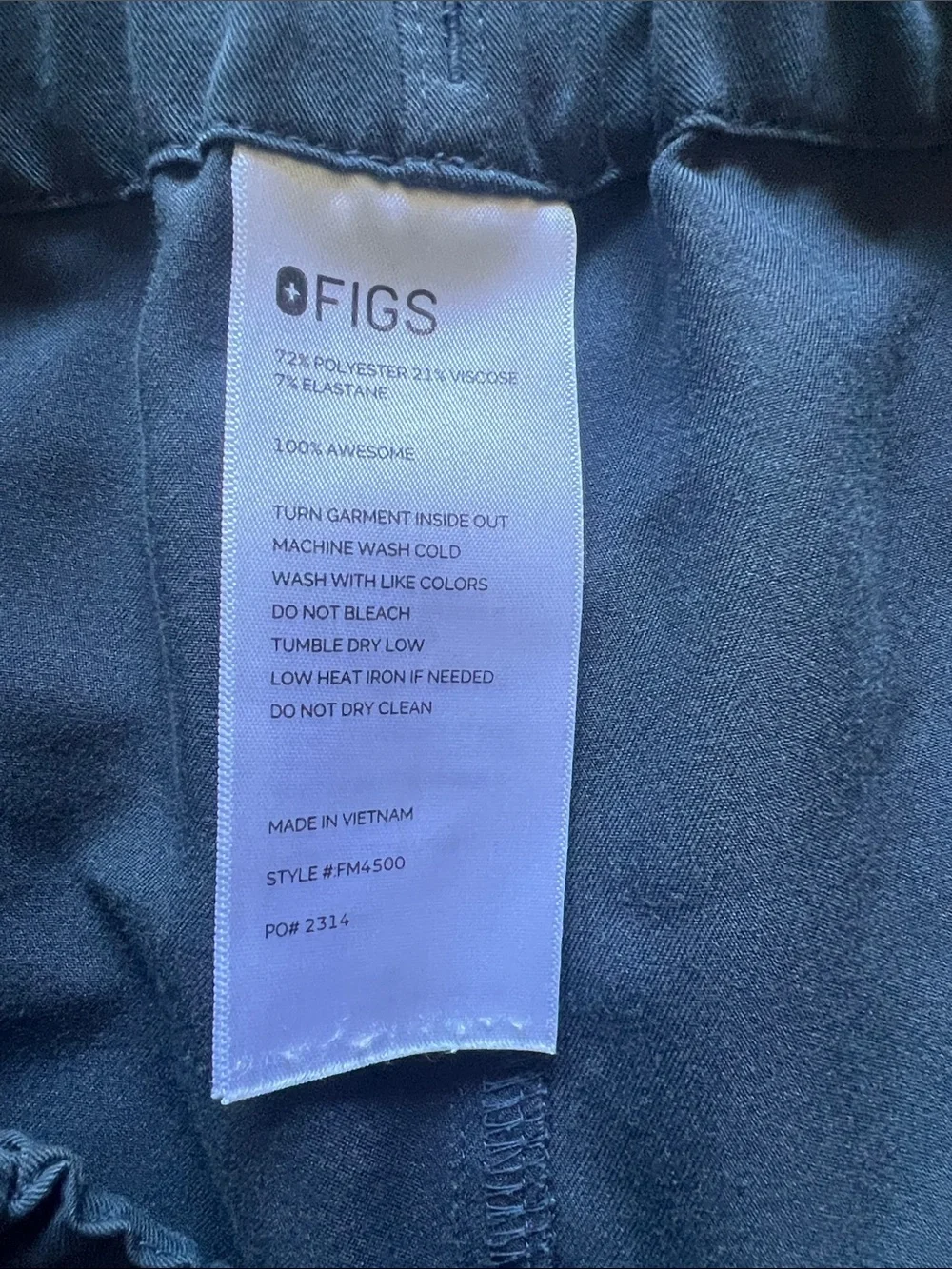 EUC FIGS Scrub Pants PO 2314 Night Sky in Size M